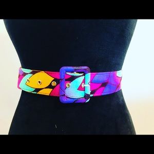 African Ankara (100% cotton) belts